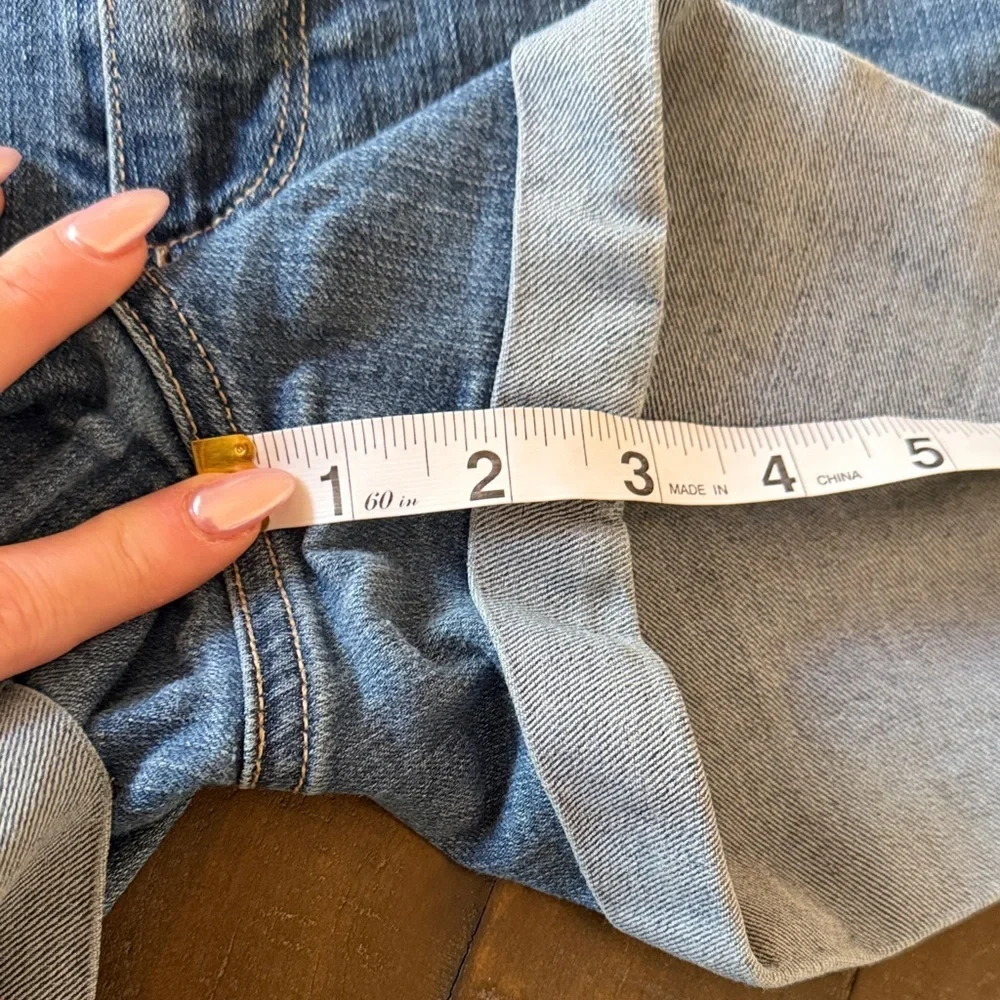 PAIGE Jimmy Jimmy Short Denim Blue Jean Shorts
